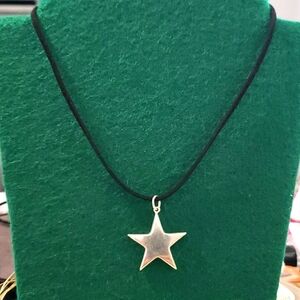 Silver star necklace